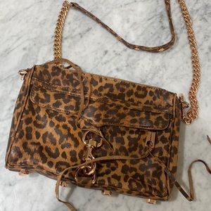 Rebecca Minkoff leopard mini Mac